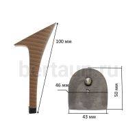 Каблуки № 114 LY 5167 беж.полоса (высота 10 см)