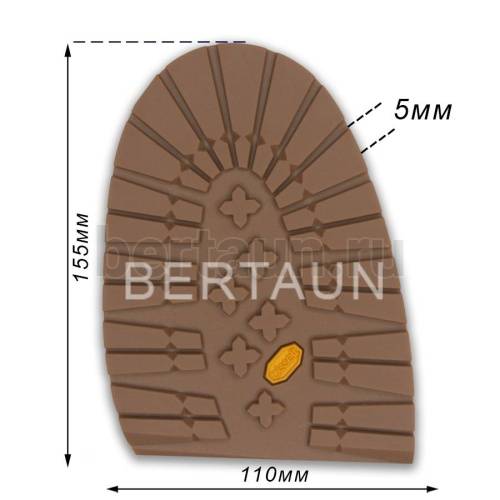 Профилактика № 54  BISSELL 518S ТАНК 5 мм женсная светло-коричневый LIGHT BROWN (8) "желтый логотип"