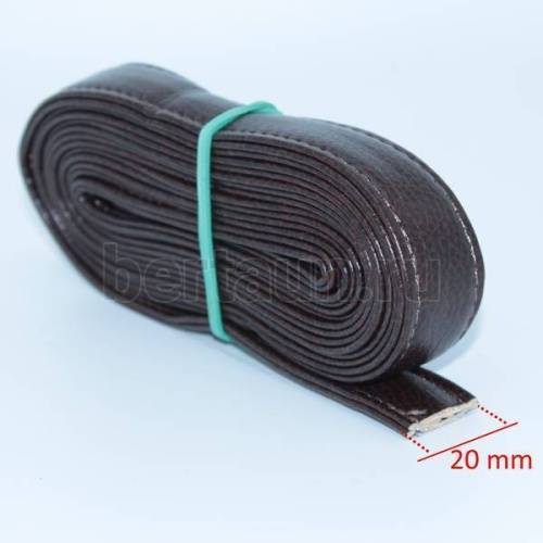 Ручки сумочные ПЛОСКИЕ № 17 2см*2м тем.кор.гладк.блеск