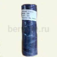 Нитки вощеные№118d1мм 100м.для ручной прошивки СЕРЫЙ 1005 DAFNA