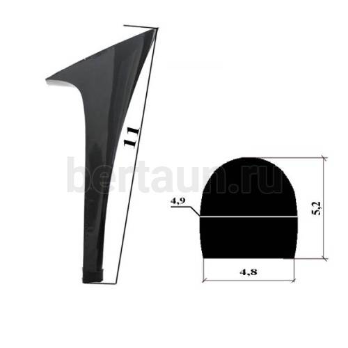 Каблуки №  24 LY 8218 черный лаковый  (высота  см)