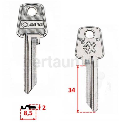 Заг.для ключ. БАЛТИКА лев _BLT1_BLK1S_BLT1R_RUS21L_Балтика англ. (ST XR-9)№ 92 