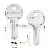 Заг.для ключ. SL29 (F-120) H.A.FELE   англ. Ксинпай  №696