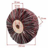 Инстр. №160 Щетка МЕЛАЖ 75*250*32  ITALY (нитяная цветная)