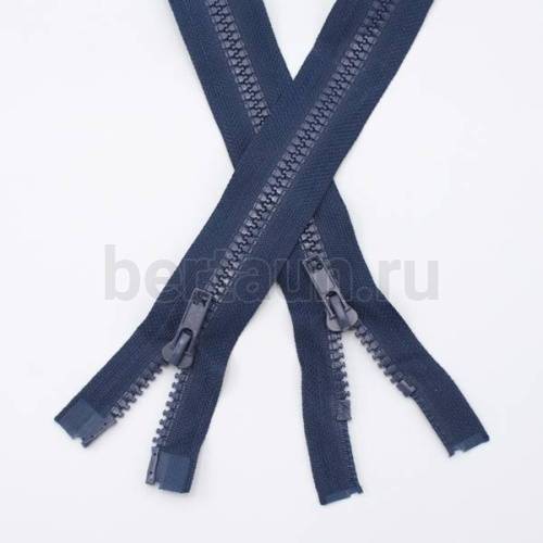 МОЛНИЯ №140 курточная 2 замка ТРАКТОР Т5 Прибалтика 100 см тем.синий