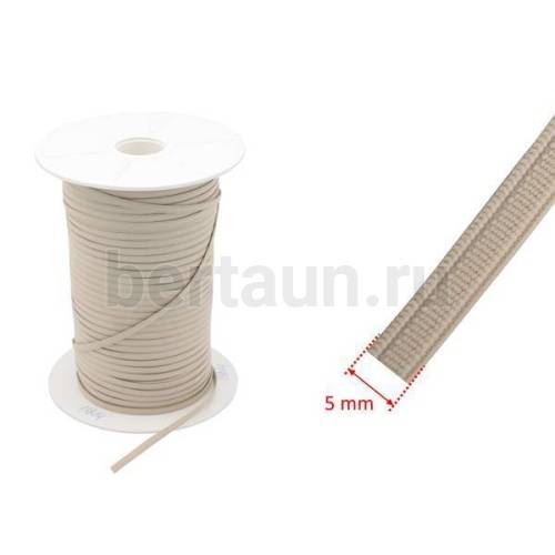 Резинка   5 мм башмачная (беж) Италия 92