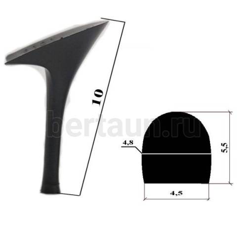 Каблуки № 119 LY 6121 черный матовый.(высота 9,5 см)