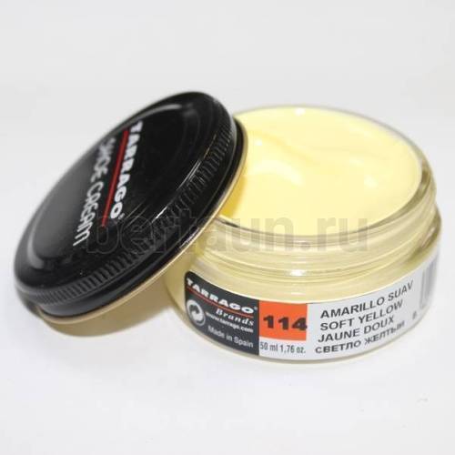 Тарраго №207    (TCT31) 114 Крем SHOE cream СТЕКЛО 50мл св.желтый