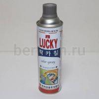Краска № 10 аэрозоль "LUCKY" 400 мл № 347 св.серая