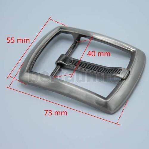 Пряжка  №ременная  40 мм мат. никель