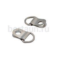 Фурнитура № 5  ПЕТЛИ обувные  д/шнурков К2822 никель GFM (10шт/ упак.)