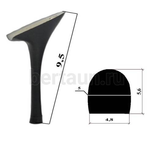 Каблуки №   8 LY 3013 черный лаковый (9,5 см)