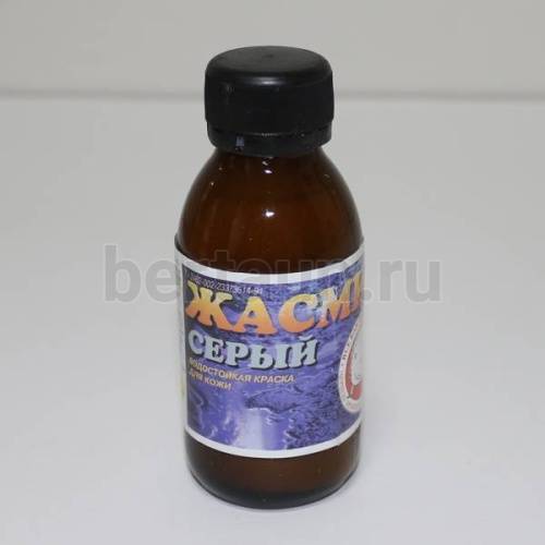 Краска № 36  "Жасмин" 100 мл серая