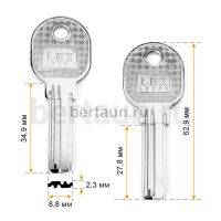 Заг.для ключ. LEX 3P (E-301) верт. №684