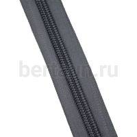 Молния рулонная  № 39    спираль Т10  серая