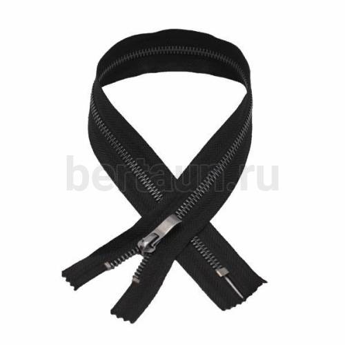 МОЛНИЯ №176 МЕТАЛЛ Т5 для сапог ТЁМ. НИКЕЛЬ  50 см BERT