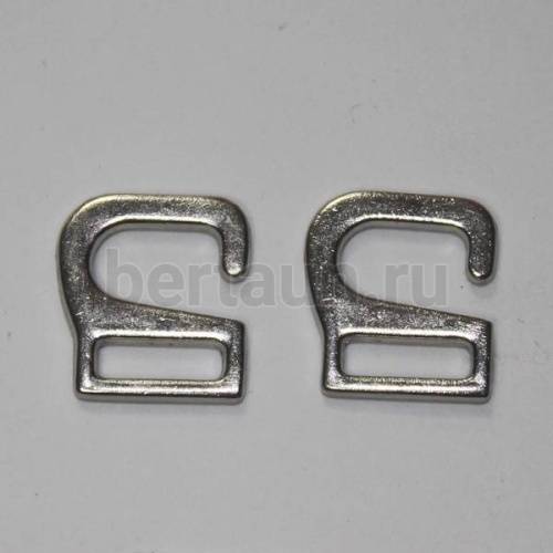 Крючки для босоножек 9,2 мм (для резинки 8 мм) никель