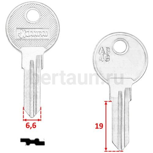 Заг.для ключ. ARM-3_ARM3_AB43_ABS101L_Armstrong № 249   