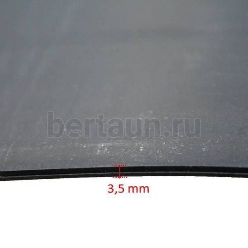 Кожвалон №  3 Киров 900*700*3.5 мм ЧЕРНЫЙ  КР-1