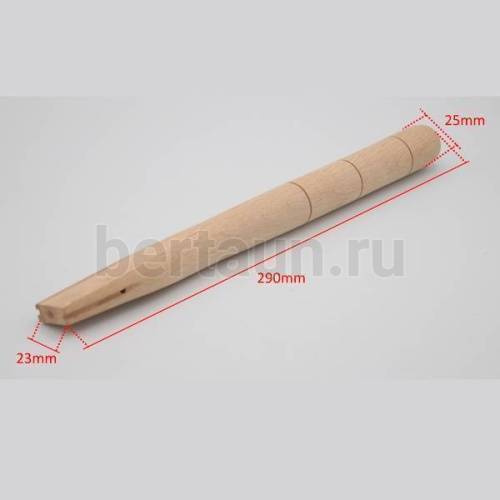 Инстр. № 35 Ручка деревянная  д/ молотка 290 мм.