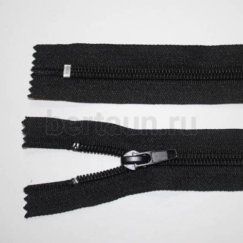 МОЛНИЯ №216 обувная спираль Т7-С 40 см. черная