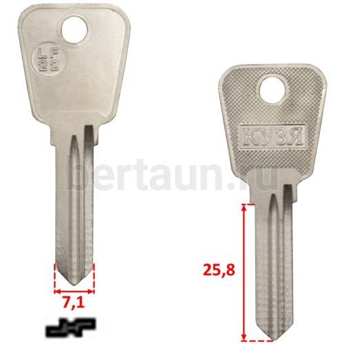 Заг.для ключ. LF 22  №271