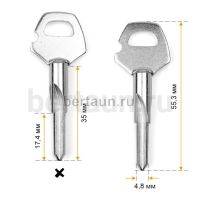 Заг.для ключ. XTRI-1 (жалюзи)  (CANAS Турция   № 644