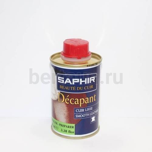 Сапфир №  1   (SPHR0844) Очиститель для кожи DECAPANT жест. флакон,100 мл.