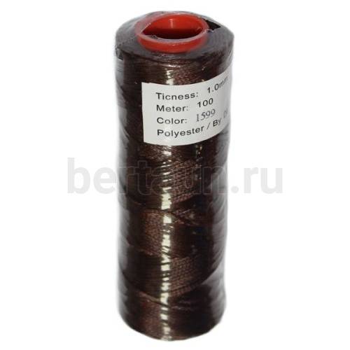 Нитки вощеные №75 d1мм 100м.для ручной прошивки кор 1599 DAFNA