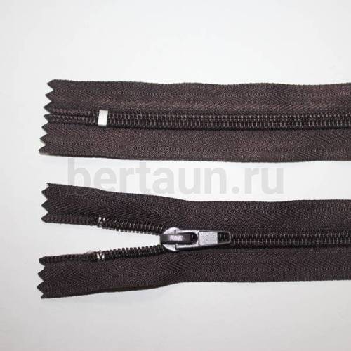 МОЛНИЯ №219 обувная спираль Т7-С 35 см, коричневая