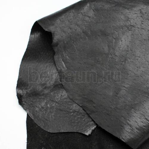 Кожподкладка покрывная черная