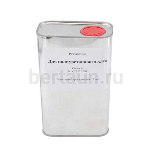 Разбавитель № 8 для полиуретанового клея Ж/Б 1л.