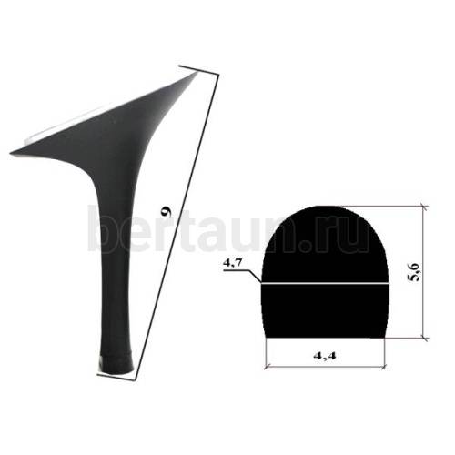 Каблуки №  30 LY 6388 черный матовый (высота 9 см).