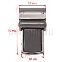 Замок портфельный №180 C154 BERT тем никель