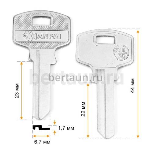 Заг.для ключ. BUL5D_BUL5_BUT2R_x Bulat (H-186) англ. №590 