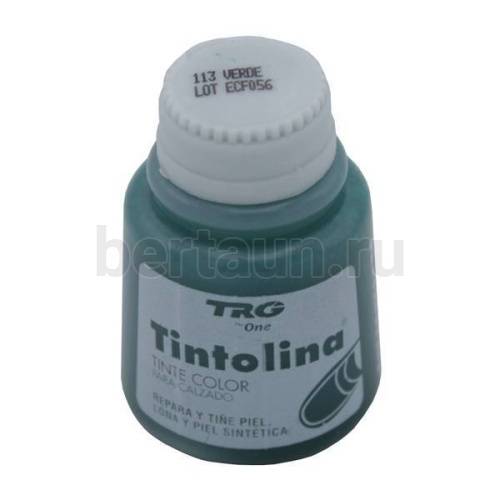 ТРГ №  12 Tintolina краска д/кожи 25 мл зелен. 113