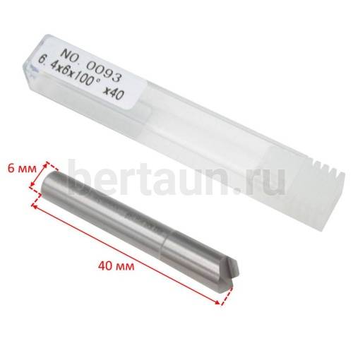 Запчасть №17 Фреза на вертикальный станок № 0093 6,4x100 град.Mul-T-Lock конус 13036 (16018)