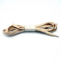 Шнурки №55  ВОЩЕНЫЕ ПЛОСКИЕ  5мм*100 см молочные