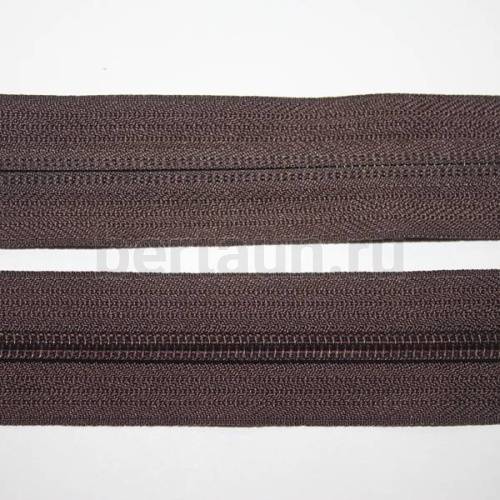 Молния рулонная  № 24 обувная Т7 ИТАЛИЯ  (S570) GCC 302 темно коричневый