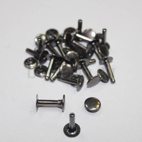 Заклепки "Хольнитены" № 5 9*15*10*3 одностор. темн.никель ЛТ (20шт/уп)