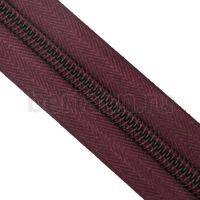 Молния рулонная №  94  спираль Т8 /№179 бордо (200м/упак)