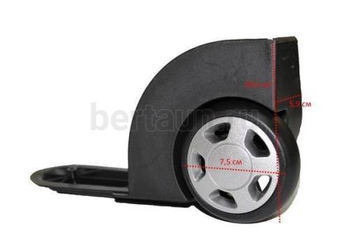 Колесо № 54 д/чемодана  Серое большое  ЮДЖ