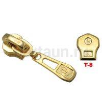 Замок-бегунок №139 металл Т8 золото