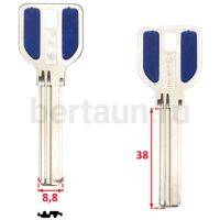 Заг.для ключ. MCM-6D/MCM2( MSM нов.38 мм верт 3 паза)(GM33 ящ 239)№284