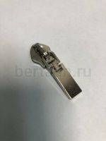 Замок-бегунок №116 на спираль T8 б/фикс.декор никель BERT