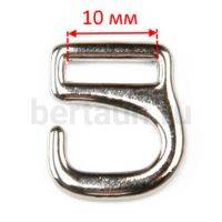Крючки для босоножек 10 мм. никель