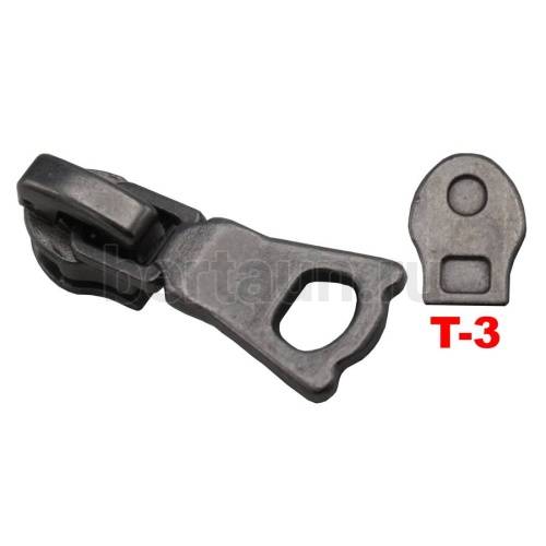 Замок-бегунок №146 спираль Т3 BERT 30066 т.никель