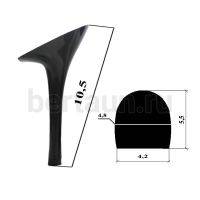 Каблуки № 114 LY 6396 черный-лаковый (высота 11 см)