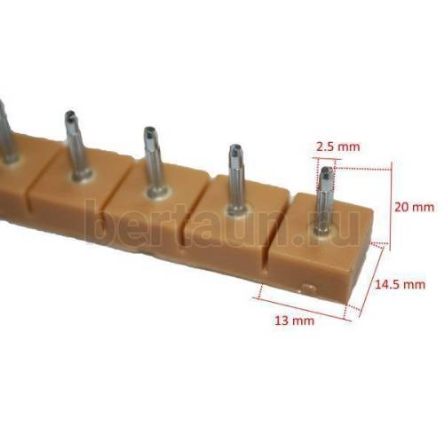 Полоса - штырь №11  ПРИБАЛТИКА (10 пар) ТОНКИЙ ШТЫРЬ беж.