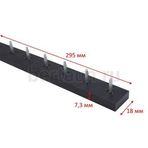 Полоса - штырь № 6  PROFI BASF ТОНКИЙ ШТЫРЬ (7 пар) черн